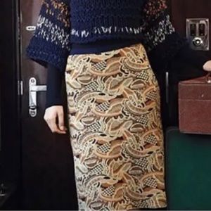 Anthropologie Sparrow Pencil Sweater Skirt